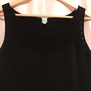 Black Sleeveless Top